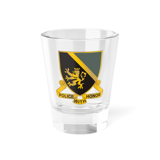 Verre à liqueur du bataillon de police militaire 382 (armée américaine) 1,5 oz