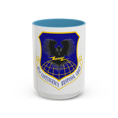 821 Contingency Response Group AMC (U.S. Air Force) Accent Coffee Mug
