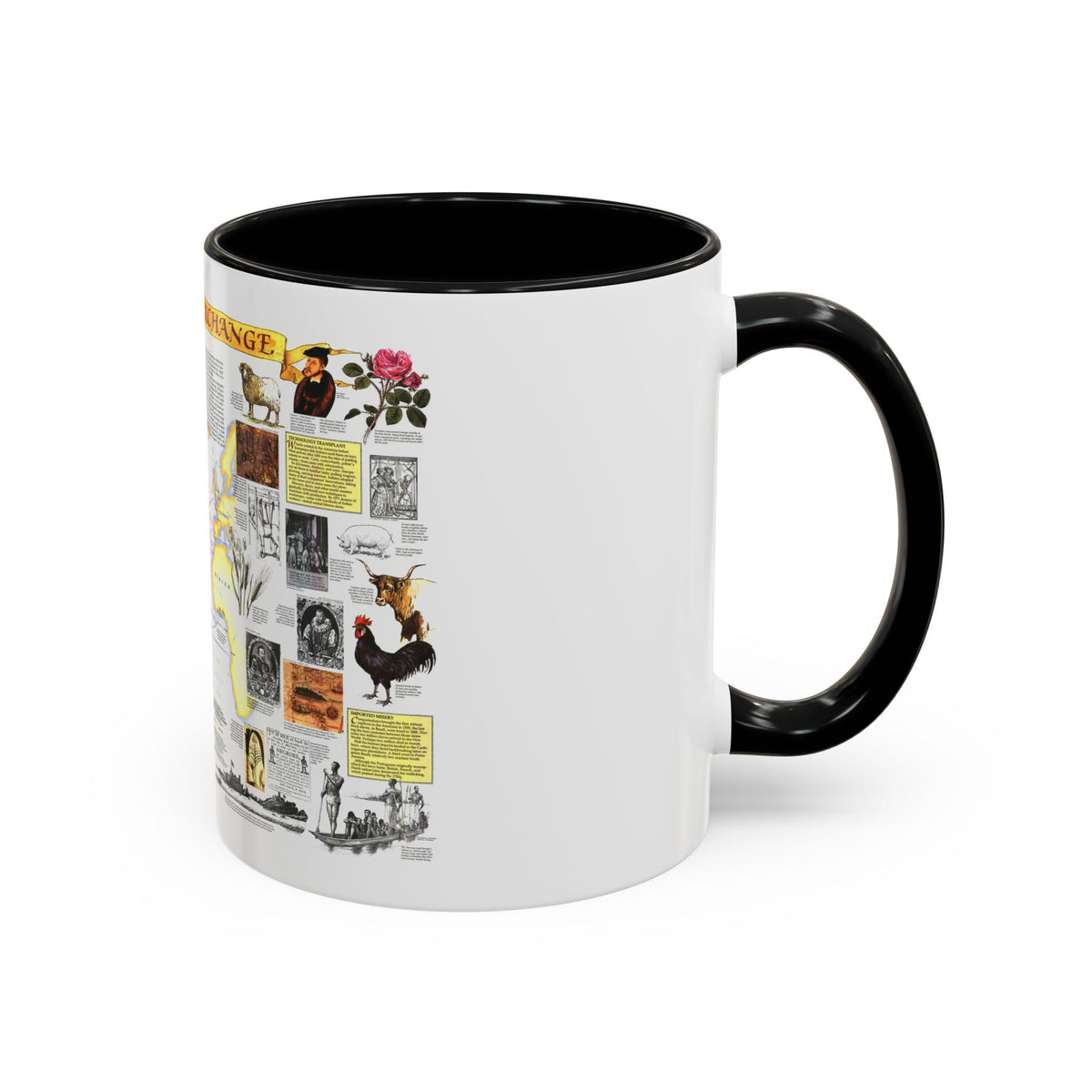 The Grand Exchange (1992) (Map) Accent Coffee Mug