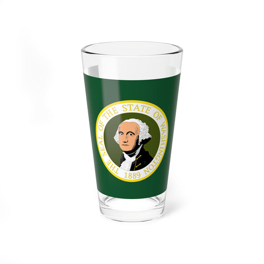 Flag of the State of Washington 1923-1967 (United States) Pint Glass 16oz