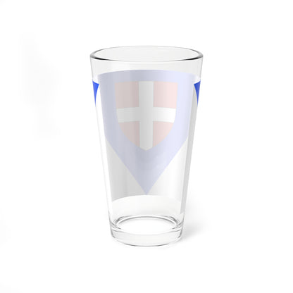 Proposition de drapeau fr departement Savoie (France) Pint Glass 16oz