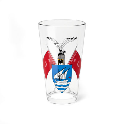 Emblem of Kuwait 1956-1962 (Kuwait) (Coat of Arms) Pint Glass 16oz