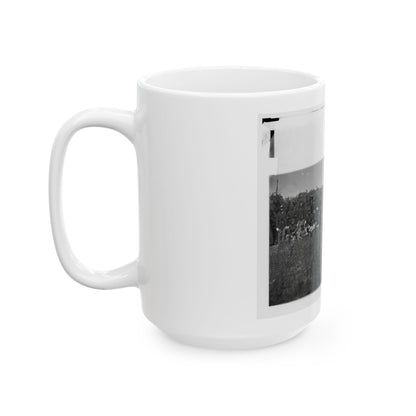 Bealeton, Virginia. Company K 93d New York Infantry Headquarters Guard. Army Of The Potomac (U.S. Civil War) White Coffee Mug