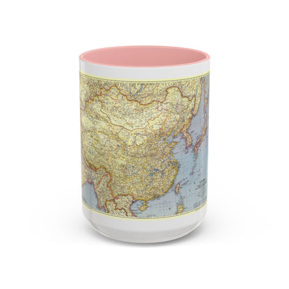China (1945) (Map) Accent Coffee Mug