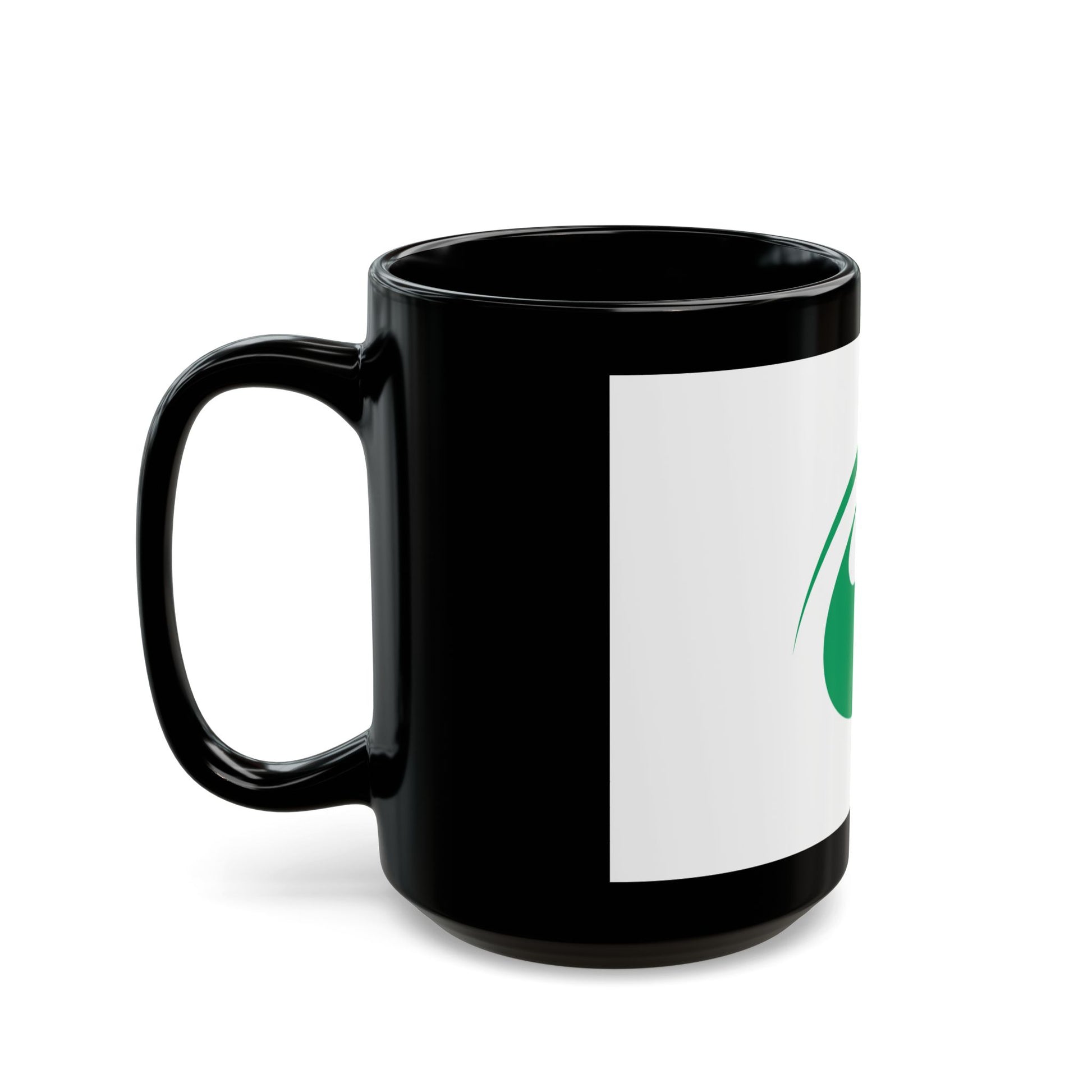 Flag of Nishitokyo Tokyo Japan - Black Coffee Mug-Go Mug Yourself