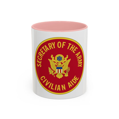 Civilian Aide to the Secretary of the (U.S. Army) Accent Coffee Mug