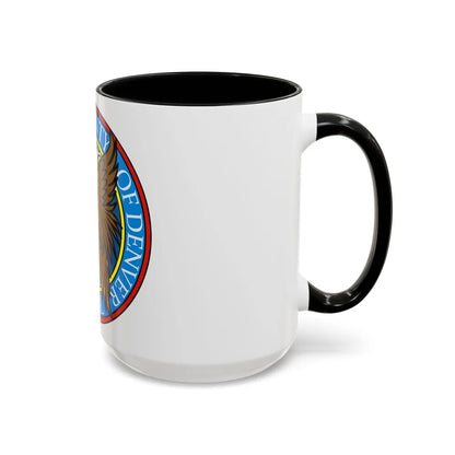 Seal of Denver - Accent Coffee Mug-Go Mug Yourself