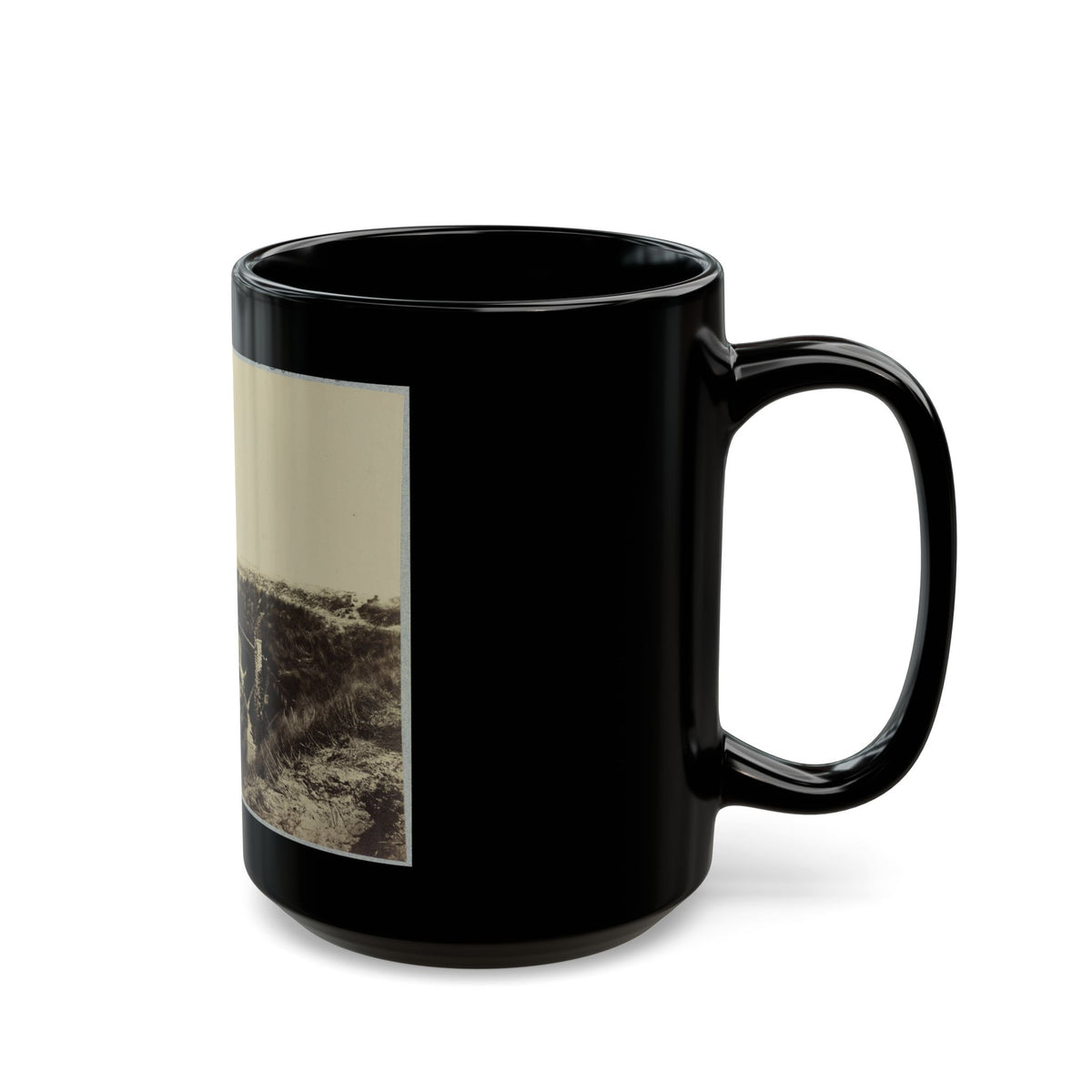 The Pulpit , Fort Fisher, N.C. (U.S. Civil War) Black Coffee Mug