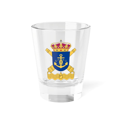 Karlskrona kustartilleriregemente vapen (Sweden) (Coat of Arms) Shot Glass 1.5oz