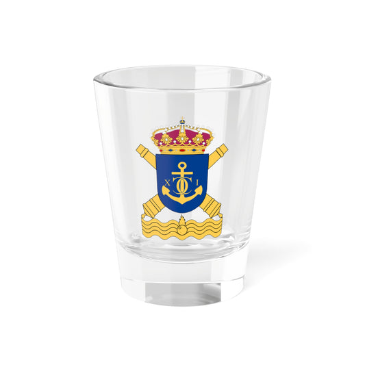 Karlskrona kustartilleriregemente vapen (Sweden) (Coat of Arms) Shot Glass 1.5oz