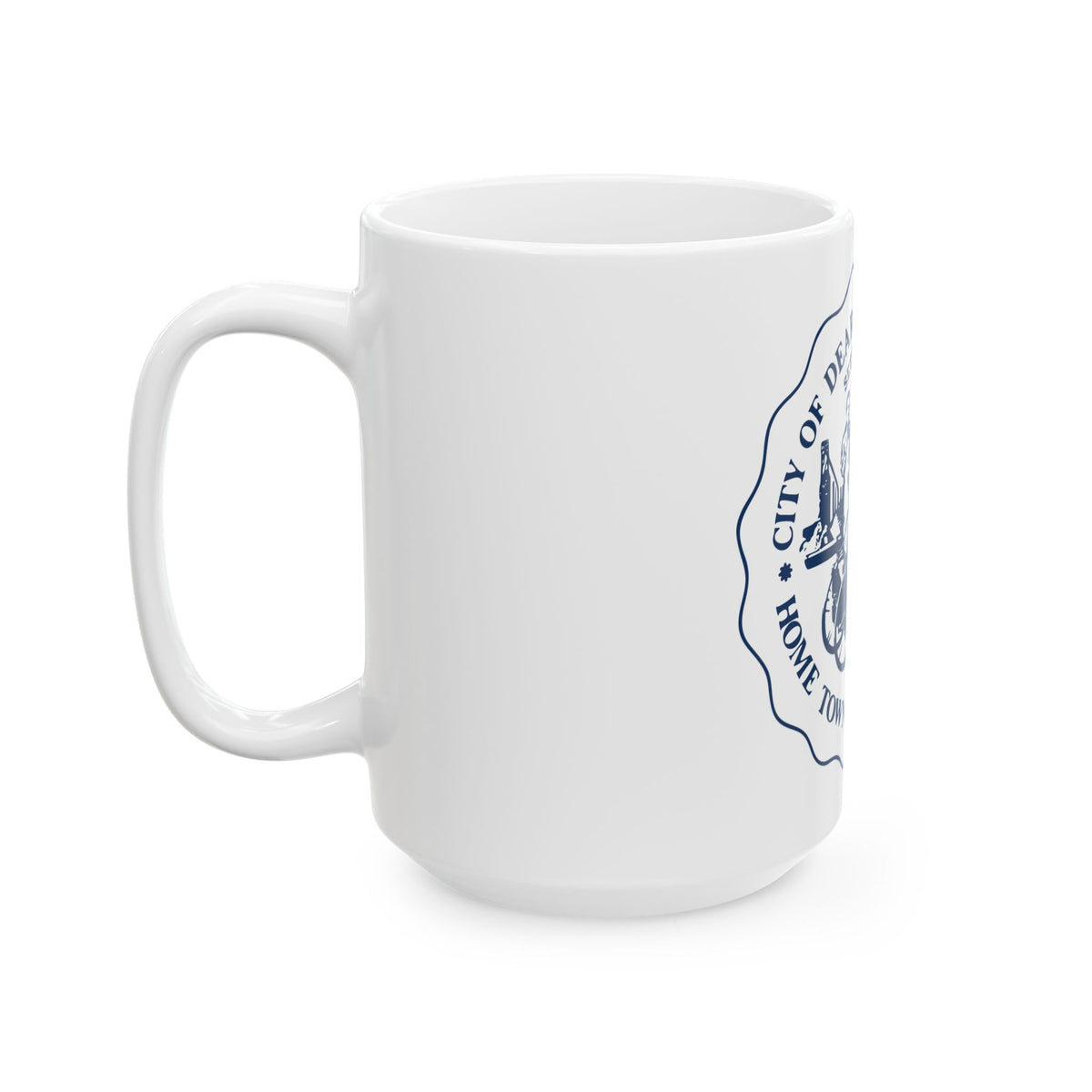 Seal of Dearborn Michigan - White Coffee Mug