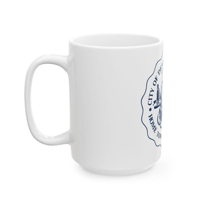 Seal of Dearborn Michigan - White Coffee Mug