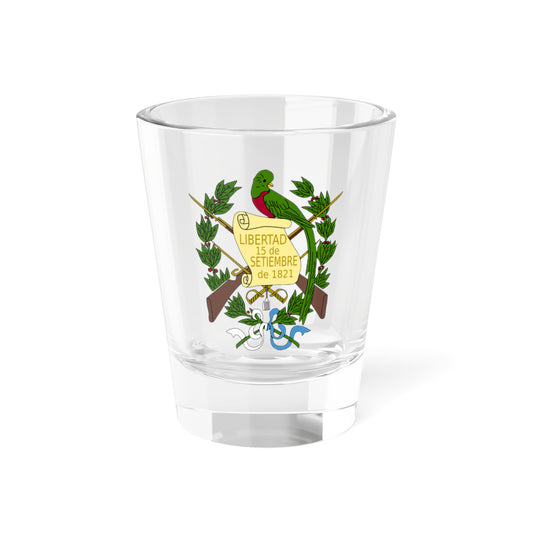 Coat of arms of Guatemala 1871-1968 (Guatemala) (Coat of Arms) Shot Glass 1.5oz