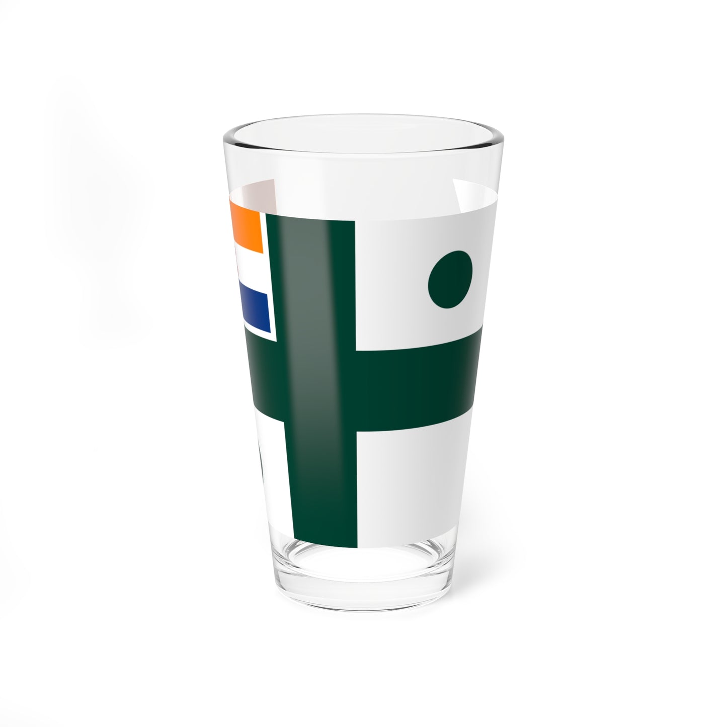 Rank flag of the South African Navy - Rear Admiral 1959-1972 (South Africa) Pint Glass 16oz