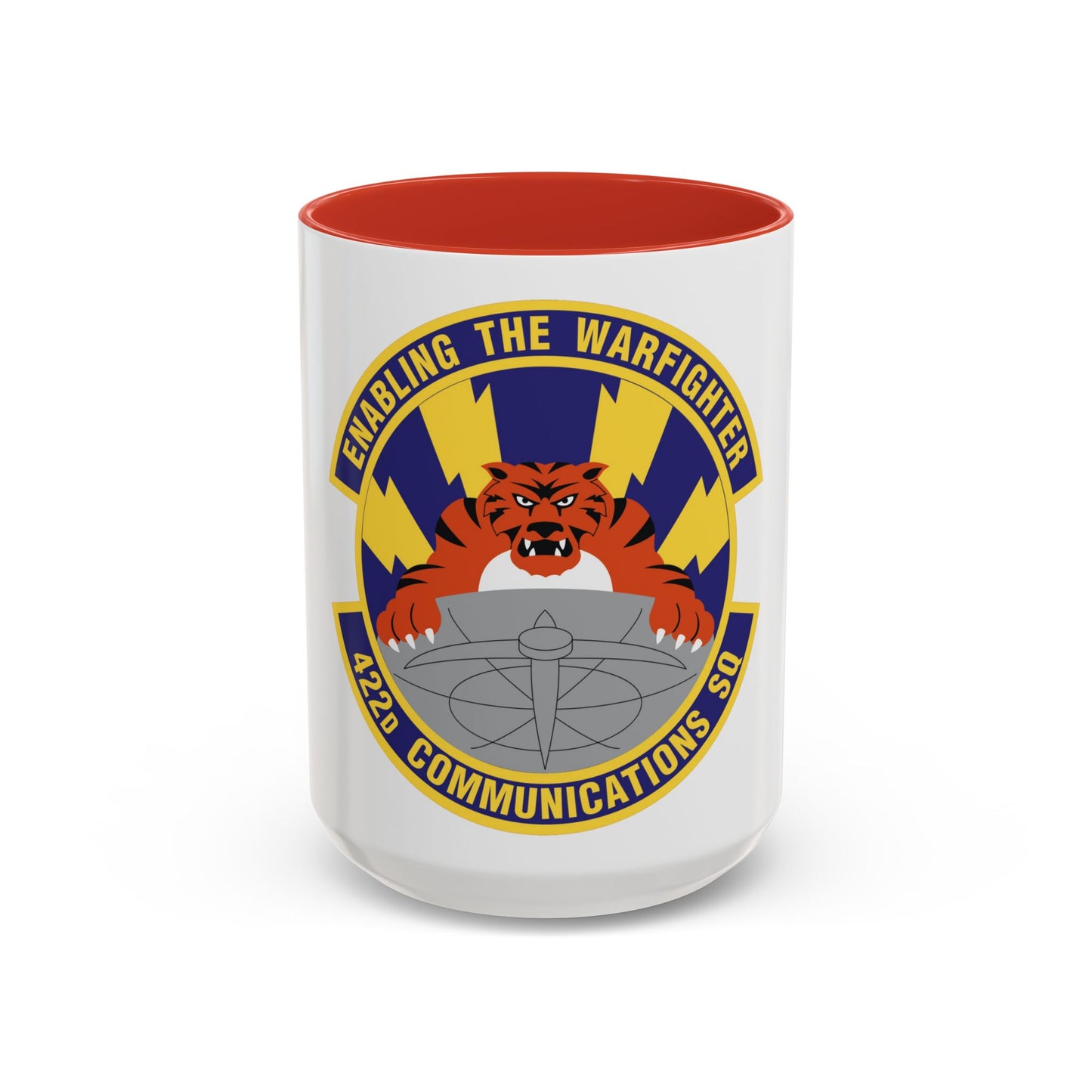 422d Communications Squadron (U.S. Air Force) Accent Coffee Mug