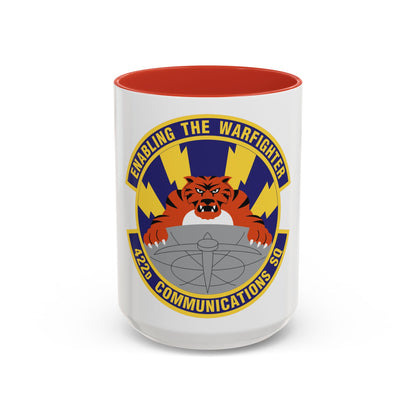 422d Communications Squadron (U.S. Air Force) Accent Coffee Mug