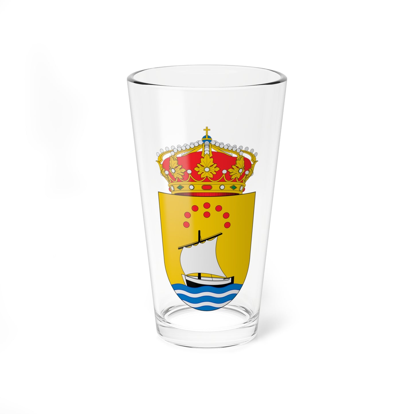 Escudo de Fene (Spain) (Coat of Arms) Pint Glass 16oz