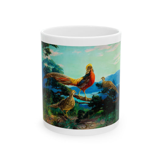 Exotic Birds - White Coffee Mug