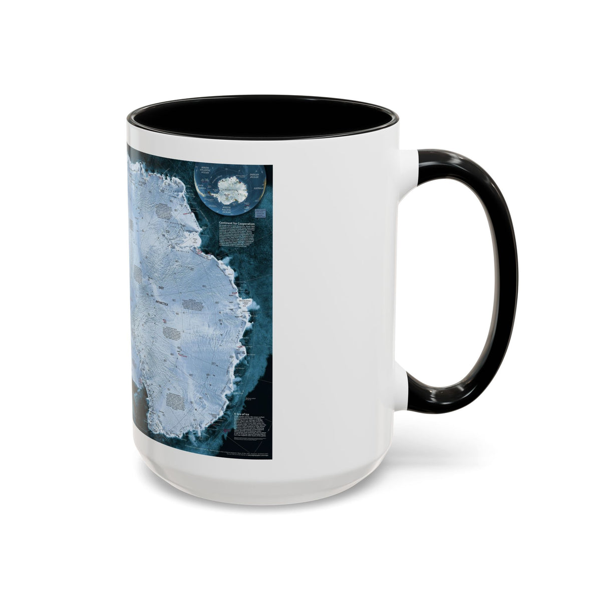 Antarctica (2002) (Map) Accent Coffee Mug