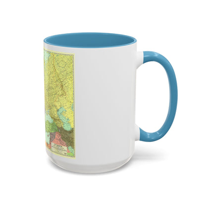 Europe and the Near East (1929) (Map) Accent Coffee Mug