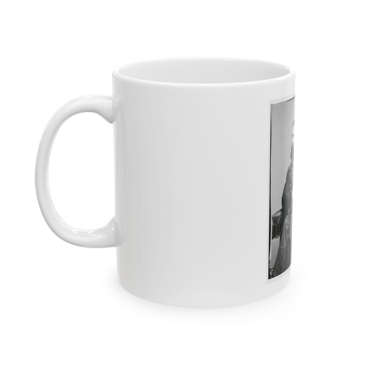 Portrait Of Maj. Gen. George Sykes, Officer Of The Federal Army (U.S. Civil War) White Coffee Mug
