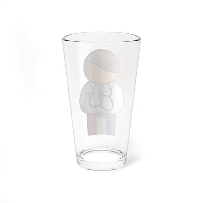 FR-Medical-Bio-Stub (France) Pint Glass 16oz
