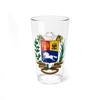 Coat of arms of Venezuela (Venezuela) (Coat of Arms) Pint Glass 16oz