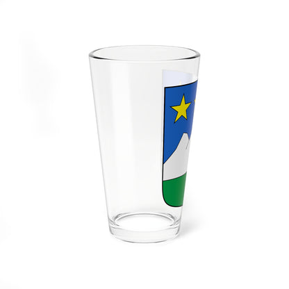 MontNoble-blazon (Switzerland) (Coat of Arms) Pint Glass 16oz
