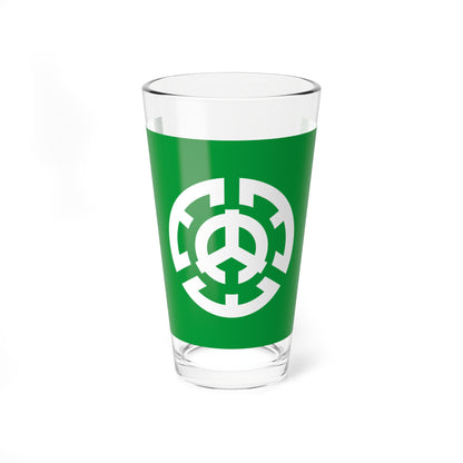 Flag of Yamanouchi Nagano (Japan) Pint Glass 16oz