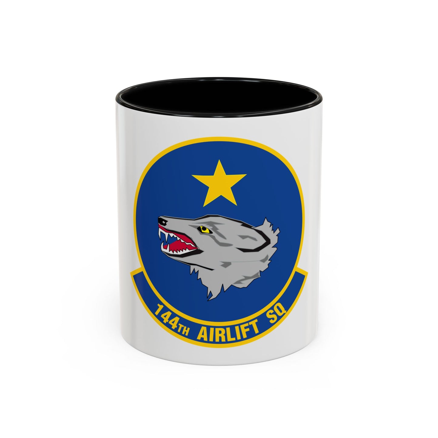 144 Airlift Squadron (U.S. Air Force) Accent Coffee Mug