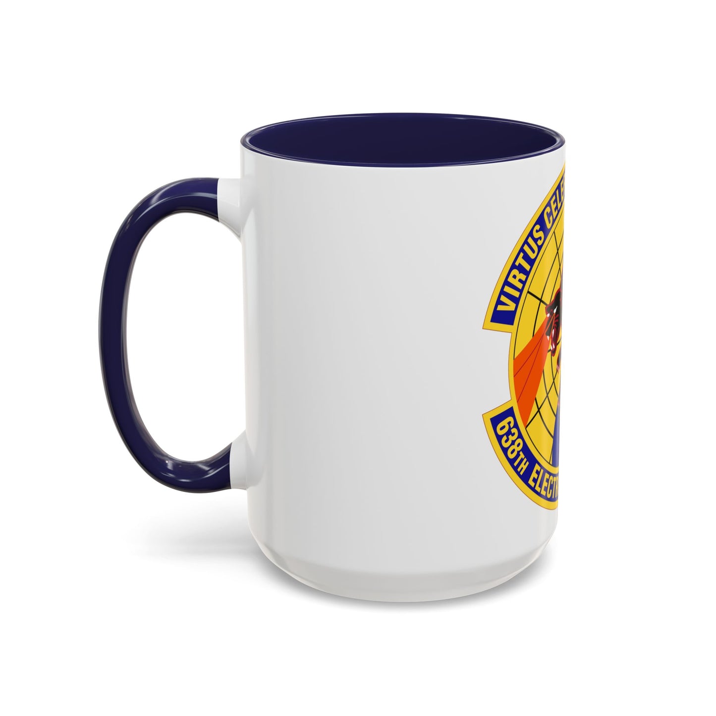 638th Electronic Systems Squadron (U.S. Air Force) Accent Coffee Mug