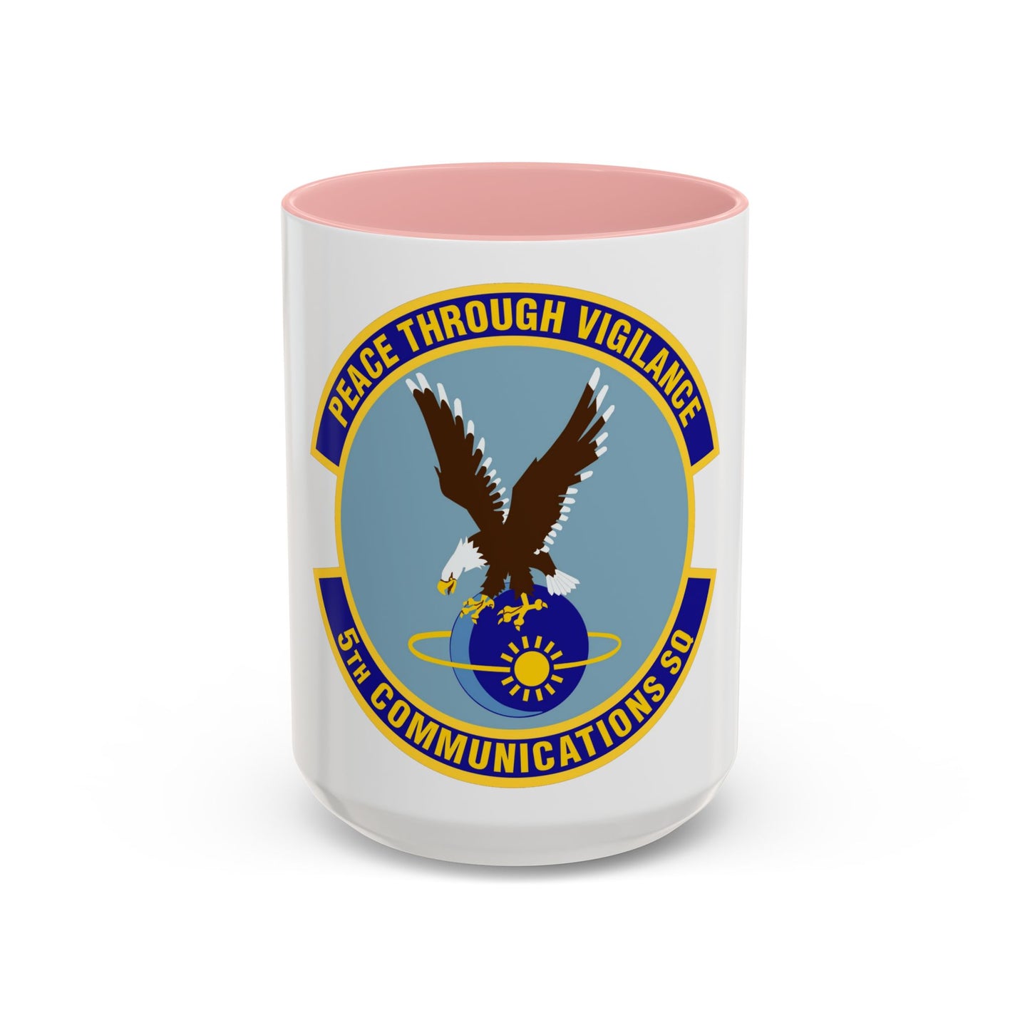 5th Communications Squadron (U.S. Air Force) Accent Coffee Mug
