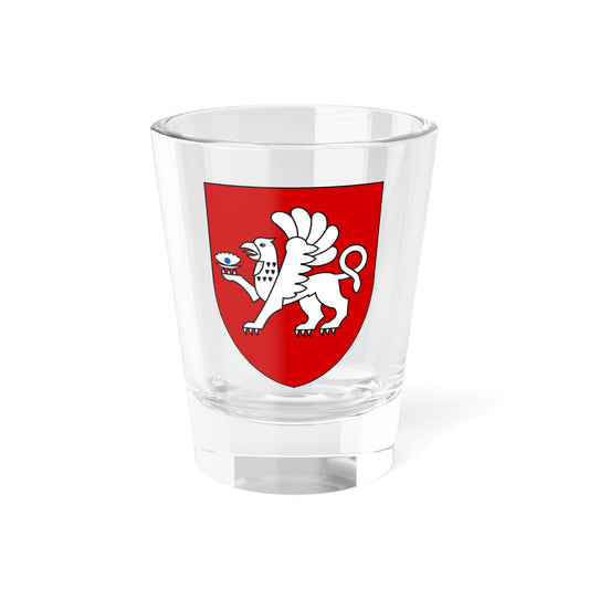 Lesser CoA of Crimea (Ukraine) (Coat of Arms) Shot Glass 1.5oz