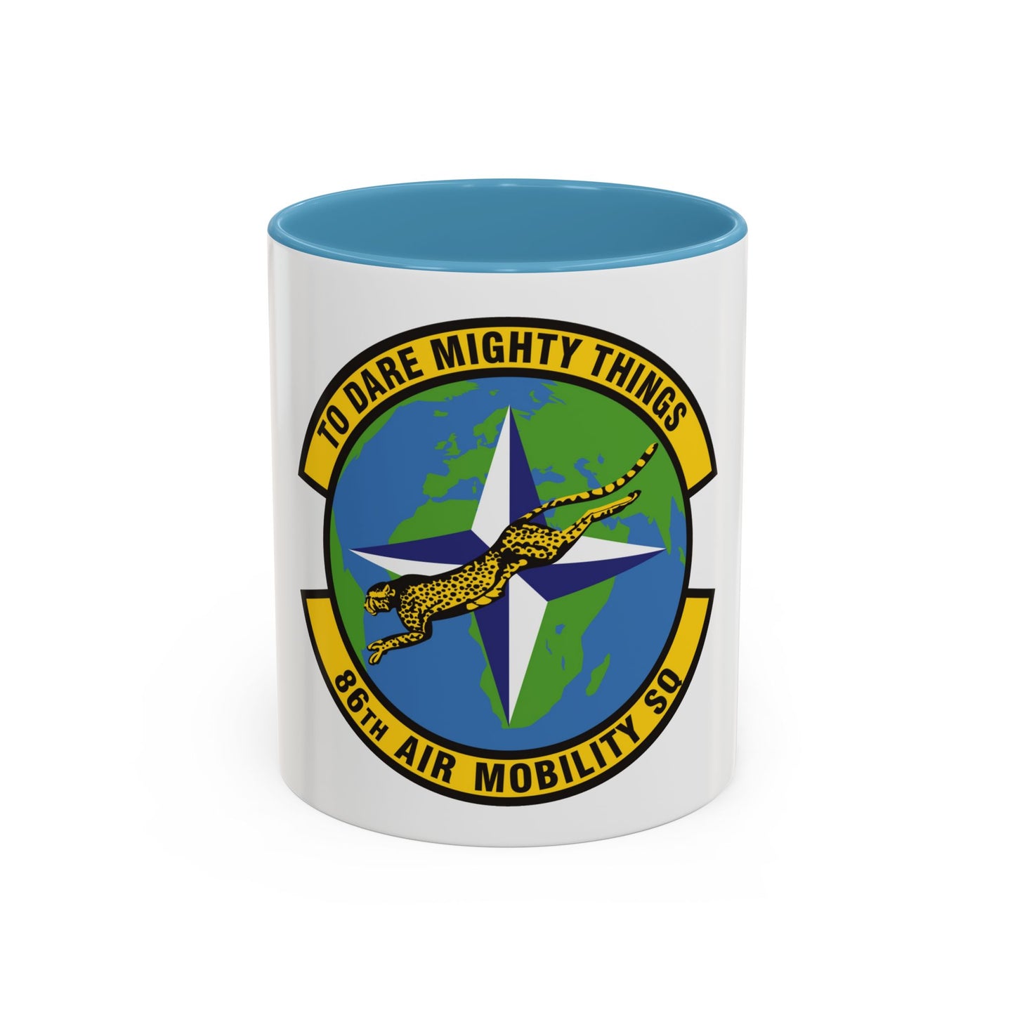 86th Air Mobility Squadron (U.S. Air Force) Accent Coffee Mug