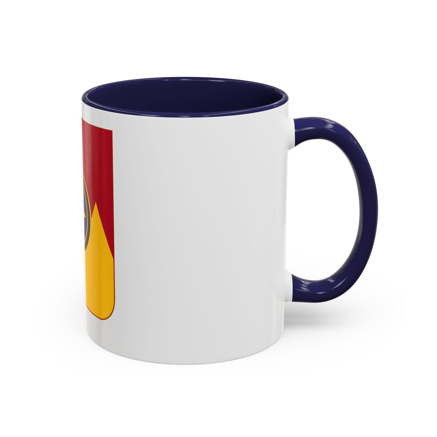 607th Armored Field Artillery Battalion v2 (U.S. Army) Accent Coffee Mug