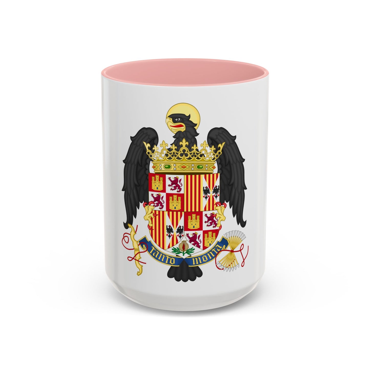 Coat of Arms of Queen Isabella of Castile (1492-1504) - Accent Coffee Mug