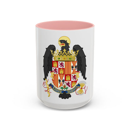 Coat of Arms of Queen Isabella of Castile (1492-1504) - Accent Coffee Mug