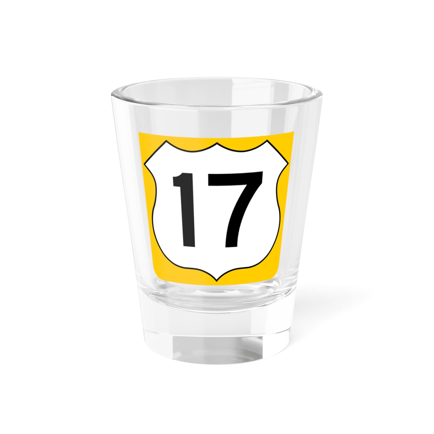 US 17 FL reversed (Florida) (Road Sign) Shot Glass 1.5oz