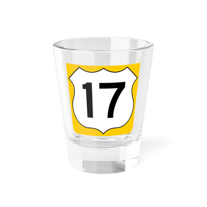 US 17 FL reversed (Florida) (Road Sign) Shot Glass 1.5oz
