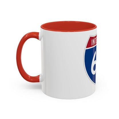 Interstate 64 (U.S. Highways) Accent Coffee Mug