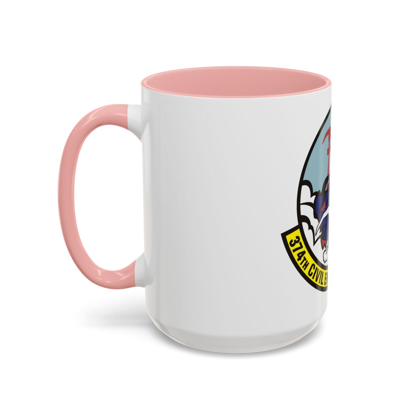 374 Civil Engineer Squadron PACAF (U.S. Air Force) Accent Coffee Mug