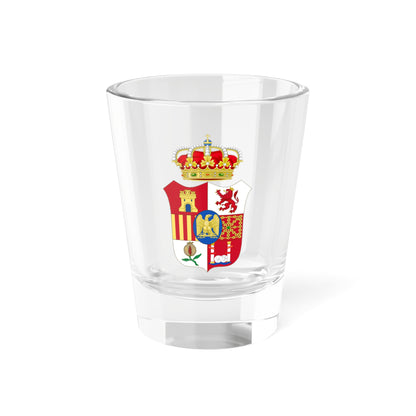 Lesser Coat of Arms of Joseph Bonaparte as King of Spain (Spain) (Coat of Arms) Shot Glass 1.5oz