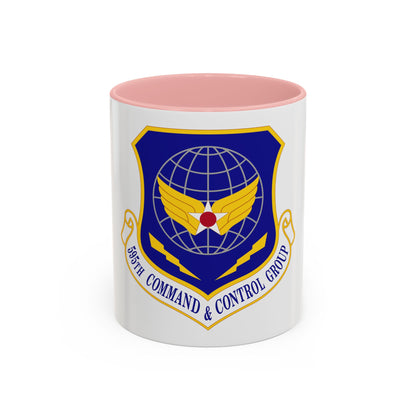 595 Command and Control Group AFSPC (U.S. Air Force) Accent Coffee Mug