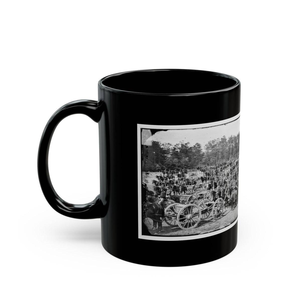Fair Oaks, Va., Vicinity. Battery M., 2d U.S. Artillery, Commanded By Capt. Henry Benson (U.S. Civil War) Black Coffee Mug