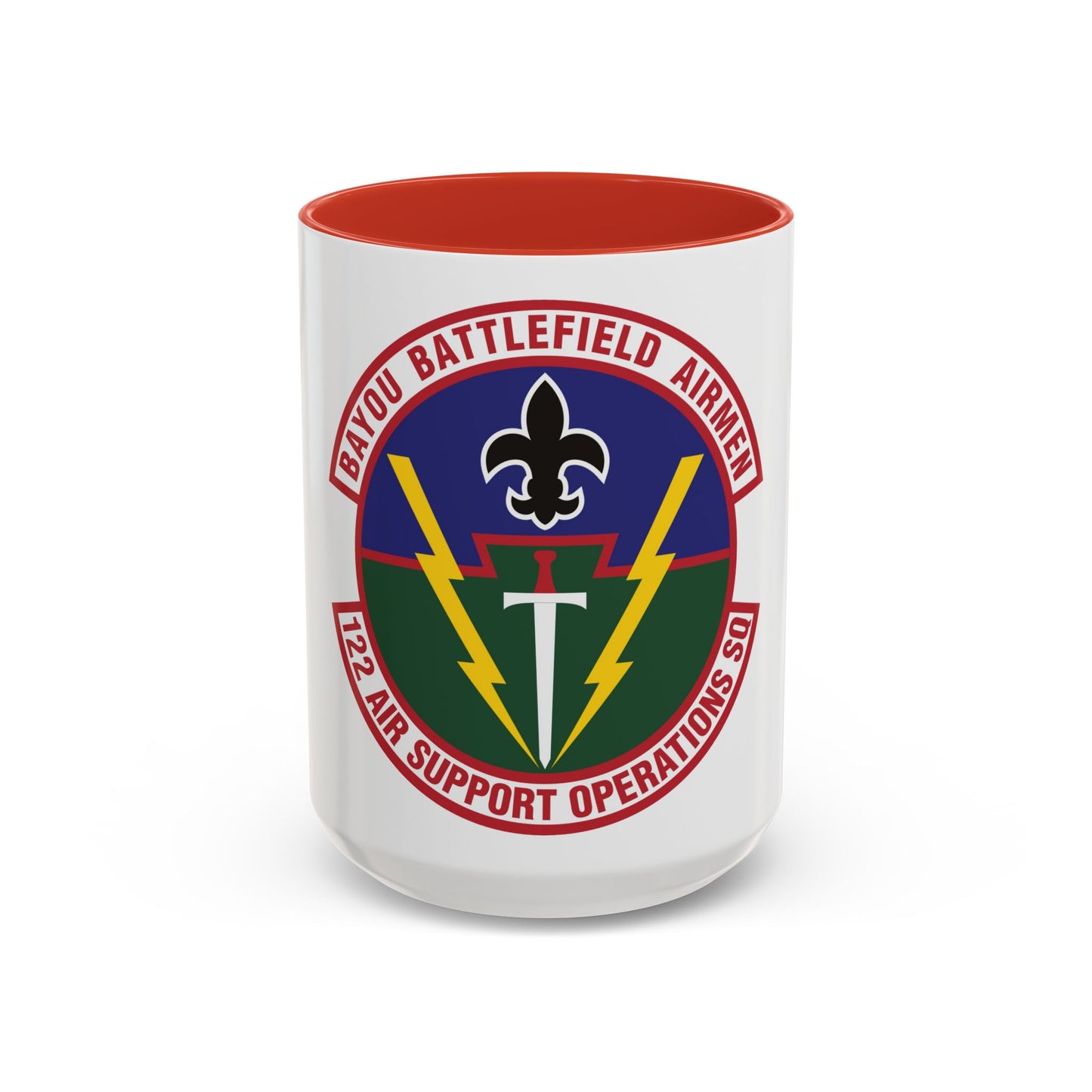 122d Air Support Operations Squadron (U.S. Air Force) Accent Coffee Mug