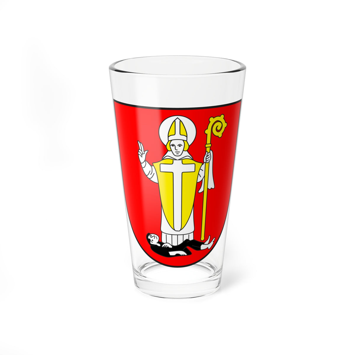 Pigniu wappen (Switzerland) (Coat of Arms) Pint Glass 16oz