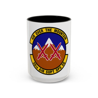 20 Air Support Operations Squadron ACC (U.S. Air Force) Accent Coffee Mug