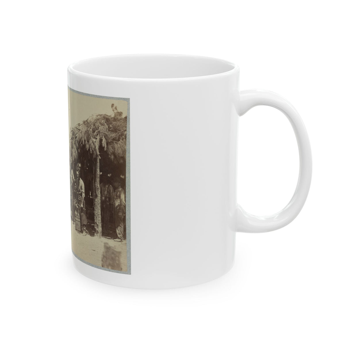 Army Forge In Front Of Petersburg, Va. (U.S. Civil War) White Coffee Mug