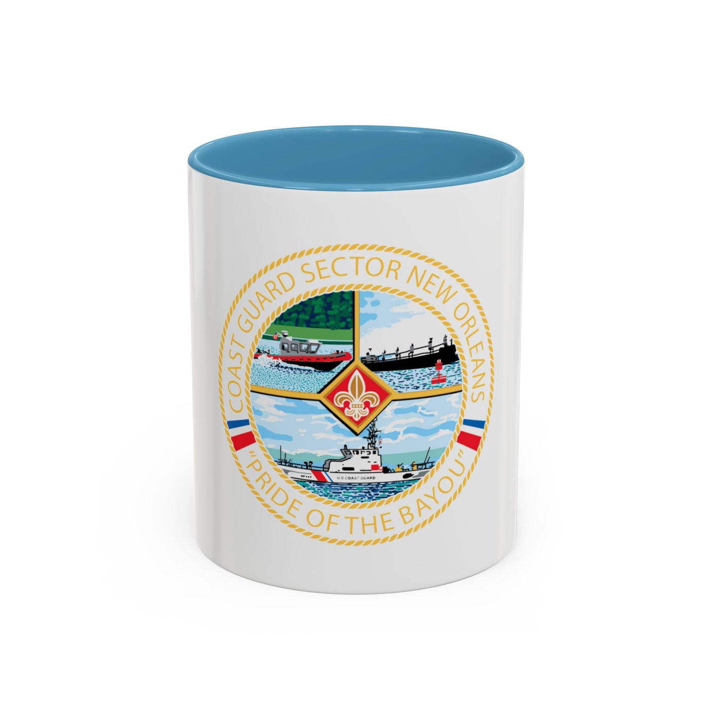 USCG Sector New Orleans   Pride of the Bayou (U.S. Coast Guard) Accent Coffee Mug