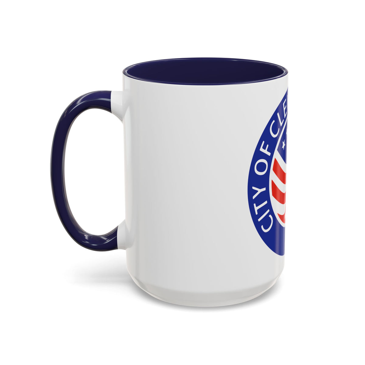 Seal of Cleveland Ohio - Accent Coffee Mug